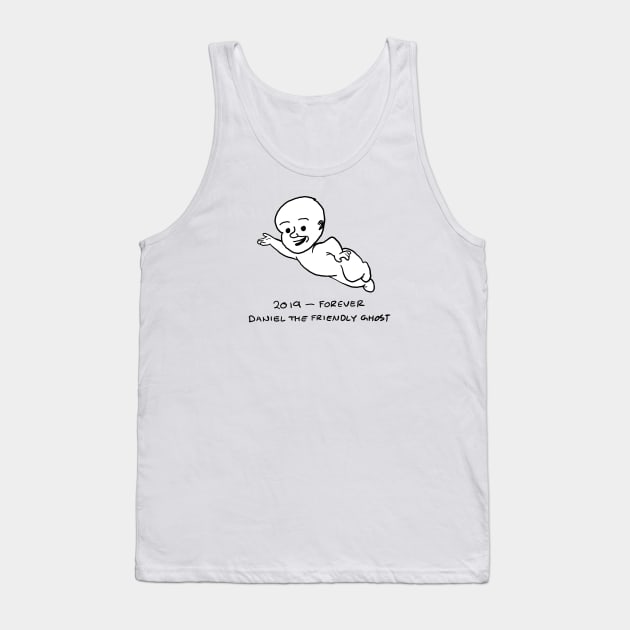 Daniel the Friendly Ghost Tank Top by DavidCentioli